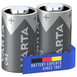 Varta VARTA LITHIUM Cylindrical CR2 Blister 2 fotobaterie CR 2 lithiová 880 mAh 3 V 2 ks