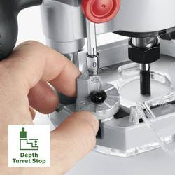 Bosch Home and Garden AdvancedTrimRouter Plunge Base Upichovací jednotka pro horní frézu, 1600A02RD7