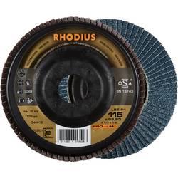 Rhodius 202531 LSZ P1 vějířovitý brusný kotouč Zrnitost 60 nerezová ocel, ocel 10 ks