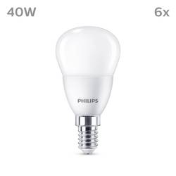 Philips LED 9290035465 LED Energetická třída (EEK2021) F (A - G) E14 klasická žárovka 4.9 W = 40 W teplá bílá (Ø x v) 35 mm x 106 mm 6 ks