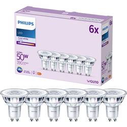 Philips LED 9290012182 LED Energetická třída (EEK2021) F (A - G) GU10 žárovka 4.6 W = 50 W neutrální bílá (Ø x v) 50 mm x 54 mm 6 ks