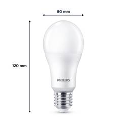 Philips LED 9290023068 LED Energetická třída (EEK2021) E (A - G) E27 klasická žárovka 13 W = 100 W teplá bílá (Ø x v) 60 mm x 120 mm 6 ks