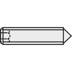 TOOLCRAFT 839845 stavěcí šroub M6 10 mm ocel 20 ks