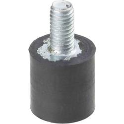 PB Fastener 122005 závitový tlumič vibrací Vnější závit M6 Vnitřní závit M6 Výška 25 mm 1 ks