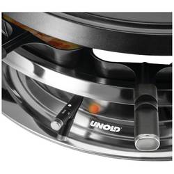Unold UNOLD RACLETTE 48726 Multi 4 in 1 - Raclette/Fondue/Grill/Heißer Stein raclette gril 8 napichovátek na fondue, 8 pánví, nepřilnavý povlak, plynulý