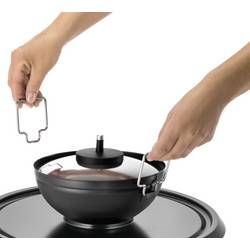 Unold UNOLD RACLETTE 48726 Multi 4 in 1 - Raclette/Fondue/Grill/Heißer Stein raclette gril 8 napichovátek na fondue, 8 pánví, nepřilnavý povlak, plynulý