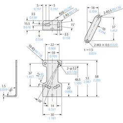 Panasonic MS-HG-01 Mounting angle MS-HG-01 1 ks