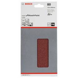 Bosch Accessories Expert for Wood 2608605317 brusný papír na suchý zip, s otvory Zrnitost 80 (d x š) 230 mm x 115 mm 10 ks