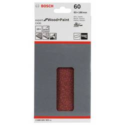 Bosch Accessories Expert for Wood 2608605303 brusný papír na suchý zip, s otvory Zrnitost 60 (d x š) 185 mm x 93 mm 10 ks