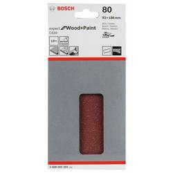 Bosch Accessories Expert for Wood 2608605304 brusný papír na suchý zip, s otvory Zrnitost 80 (d x š) 185 mm x 93 mm 10 ks