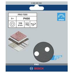 Bosch Accessories Best for Stone 2608605562 brusné papíry pro excentrické brusky na suchý zip, s otvory Zrnitost 400 (Ø) 115 mm 5 ks