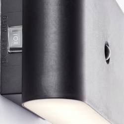 Brilliant Xino G80605/06 venkovní nástěnné LED osvětlení s PIR detektorem LED pevně vestavěné LED 34 W černá