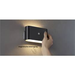 Brilliant Xino G80605/06 venkovní nástěnné LED osvětlení s PIR detektorem LED pevně vestavěné LED 34 W černá