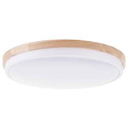 Brilliant G80845/75 Baarlo LED stropní svítidlo LED pevně vestavěné LED 24 W bílá (matná), dřevo