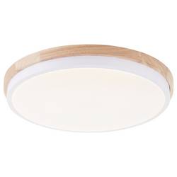 Brilliant G80845/75 Baarlo LED stropní svítidlo LED pevně vestavěné LED 24 W bílá (matná), dřevo