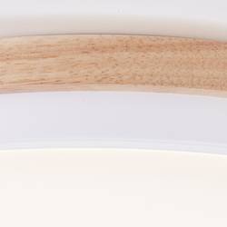 Brilliant G80845/75 Baarlo LED stropní svítidlo LED pevně vestavěné LED 24 W bílá (matná), dřevo