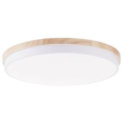 Brilliant G80846/75 Baarlo LED stropní svítidlo LED pevně vestavěné LED 36 W bílá (matná), dřevo
