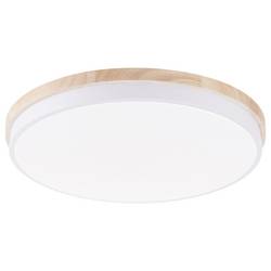 Brilliant G80846/75 Baarlo LED stropní svítidlo LED pevně vestavěné LED 36 W bílá (matná), dřevo