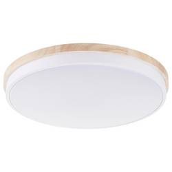 Brilliant G80846/75 Baarlo LED stropní svítidlo LED pevně vestavěné LED 36 W bílá (matná), dřevo