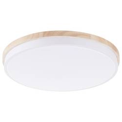 Brilliant G80846/75 Baarlo LED stropní svítidlo LED pevně vestavěné LED 36 W bílá (matná), dřevo