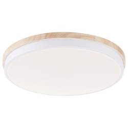 Brilliant G80846/75 Baarlo LED stropní svítidlo LED pevně vestavěné LED 36 W bílá (matná), dřevo