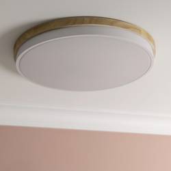 Brilliant G80846/75 Baarlo LED stropní svítidlo LED pevně vestavěné LED 36 W bílá (matná), dřevo