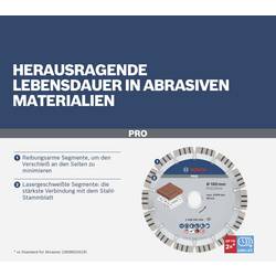 Bosch Accessories 2608602683 Bosch Power Tools diamantový řezný kotouč Průměr 230 mm Ø otvoru 22.23 mm Vápenec, pískovec, čerstvý beton 1 ks