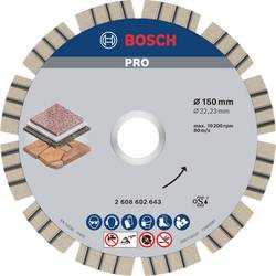 Bosch Accessories 2608602643 Bosch Power Tools diamantový řezný kotouč Průměr 150 mm Ø otvoru 22.23 mm kámen 1 ks