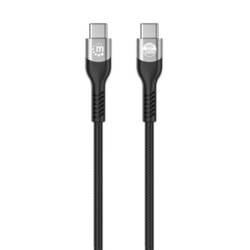Manhattan Nabíjecí kabel USB USB-C ® zástrčka 2.00 m černá oboustranně zapojitelná zástrčka, dvoužilový stíněný 356367