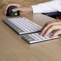 R-GO Tools Numpad Break Bluetooth® číselná klávesnice ergonomická bílá