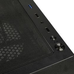Kolink Observatory HF Glass PC skříň černá 2 předinstalované LED ventilátory, 4 předinstalované LED ventilátory
