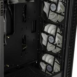 Kolink Observatory HF Glass PC skříň černá 2 předinstalované LED ventilátory, 4 předinstalované LED ventilátory