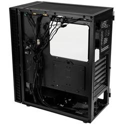 Kolink Observatory HF Glass PC skříň černá 2 předinstalované LED ventilátory, 4 předinstalované LED ventilátory
