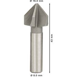 Bosch Accessories Bosch Power Tools 2608596372 záhlubník 16 mm HSS válcová stopka 1 ks