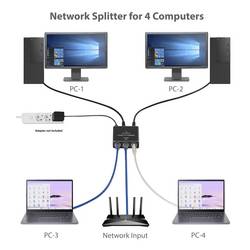 Renkforce RF-6739680 RF-GES-400 síťový switch RJ45 5 portů 1 GBit/s USB napájení
