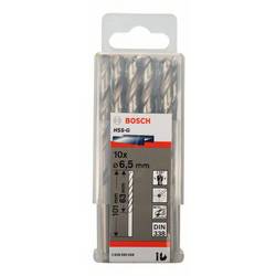 Bosch Accessories 2608595068 HSS kovový spirálový vrták 6.5 mm Celková délka 101 mm broušený DIN 338 válcová stopka 10 ks