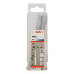 Bosch Accessories 2608595074 HSS kovový spirálový vrták 8.8 mm Celková délka 125 mm broušený DIN 338 válcová stopka 5 ks
