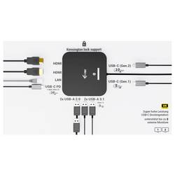 Itec USB-C® dokovací stanice I-TEC USB-C Dual HDMI Docking Station