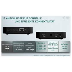 Itec USB-C® dokovací stanice I-TEC USB-C Dual HDMI Docking Station