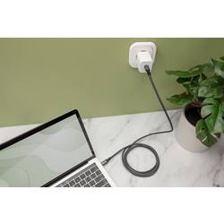 Digitus Kabel USB-C USB 4.0 USB-C ® zástrčka 3.00 m černá stínění pletivem, stíněný, odolné proti roztržení, kulatý, 8K UHD DB-300443-030-S