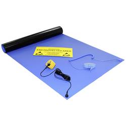 Antistat Sada pro antistatické (ESD )pracoviště modrá (d x š) 1200 mm x 600 mm Antistatické