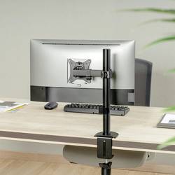 LogiLink BP0170 držák na stůl pro monitor 1 Displej: (s) černá otočný, nastavitelná výška, naklápěcí, otočný, nakláněcí
