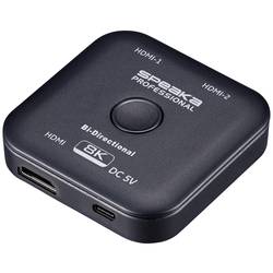 SpeaKa Professional SP-11990132 2 porty HDMI přepínač UHD 8K @ 60 Hz lze použít oboustranně 7680 x 4320 Pixel
