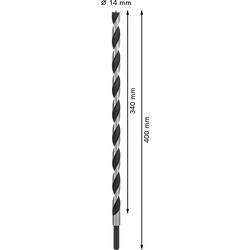 Bosch Accessories 2608597198 spirálový vrták do dřeva 14 mm Celková délka 400 mm válcová stopka 1 ks