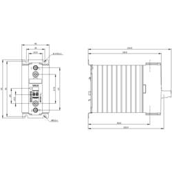 Siemens polovodičový stykač 3RF23301AA04 30 A Spínací napětí (max.): 460 V/AC spínání při nulovém napětí 1 ks