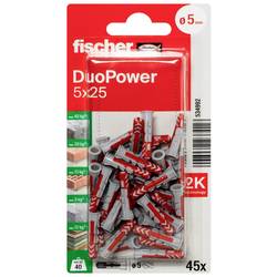 Fischer 534992 DuoPower 5 x 25 K NV 2komponentní hmoždinka 25 mm 5 mm 1 sada