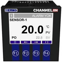 Emko CHANNEL8-N 2bodový regulátor termostat Pt100 -50 do +400 °C relé 5 A