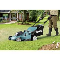 Makita DLM539Z akumulátor Akumulátorová sekačka bez akumulátoru, bez nabíječky 2x 18 V šířka sekání 53 cm Určen pro 800 m²