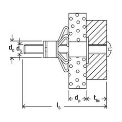 Fischer 090930 HM 5 x 65 S K NV hmoždinka do dutin 65 mm 10 mm 1 sada