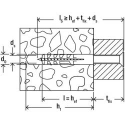 Fischer 045486 S 8 K NV hmoždinka 40 mm 1 sada